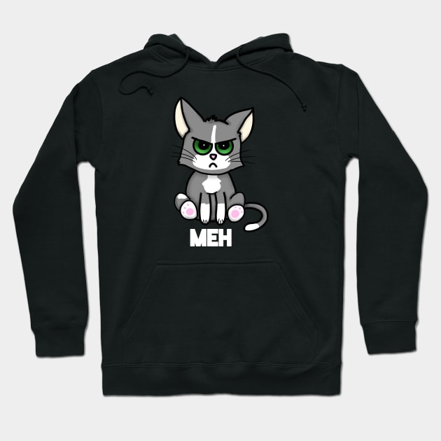 Meh Cat Hoodie by Aeriskate